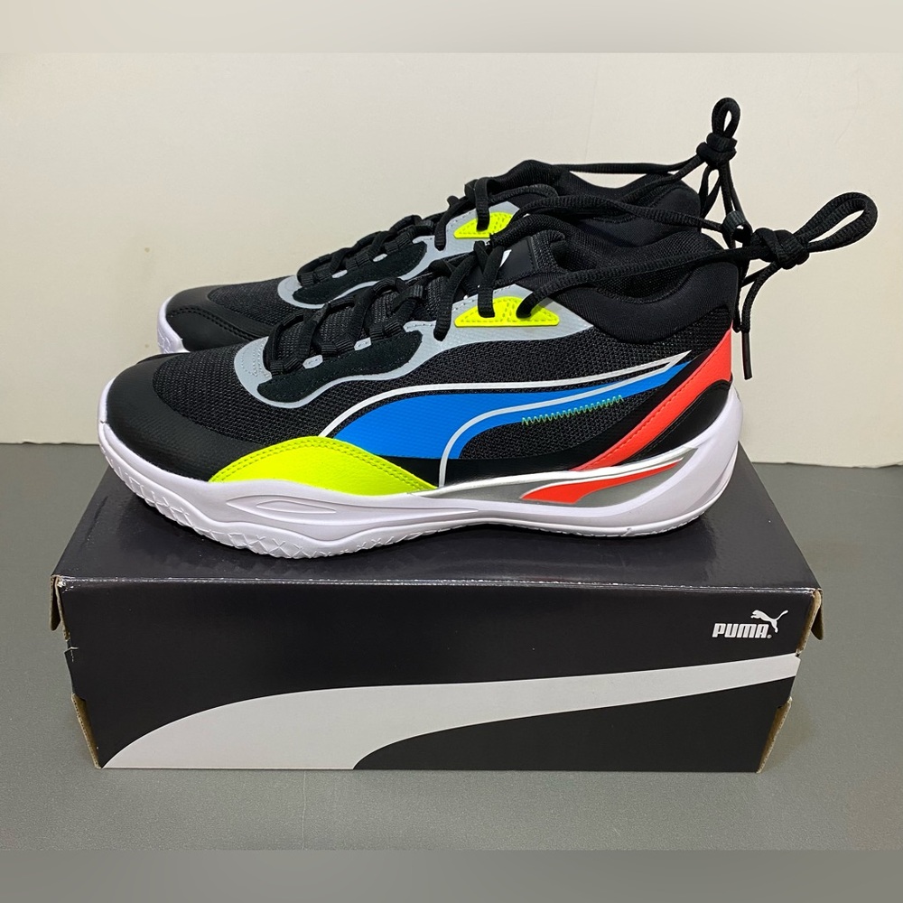 Puma Playmaker Pro Basketball Sneakers Black Men’s New Sz NEW WITH BOX